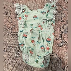 Bonnie Baby Flamingo Romper